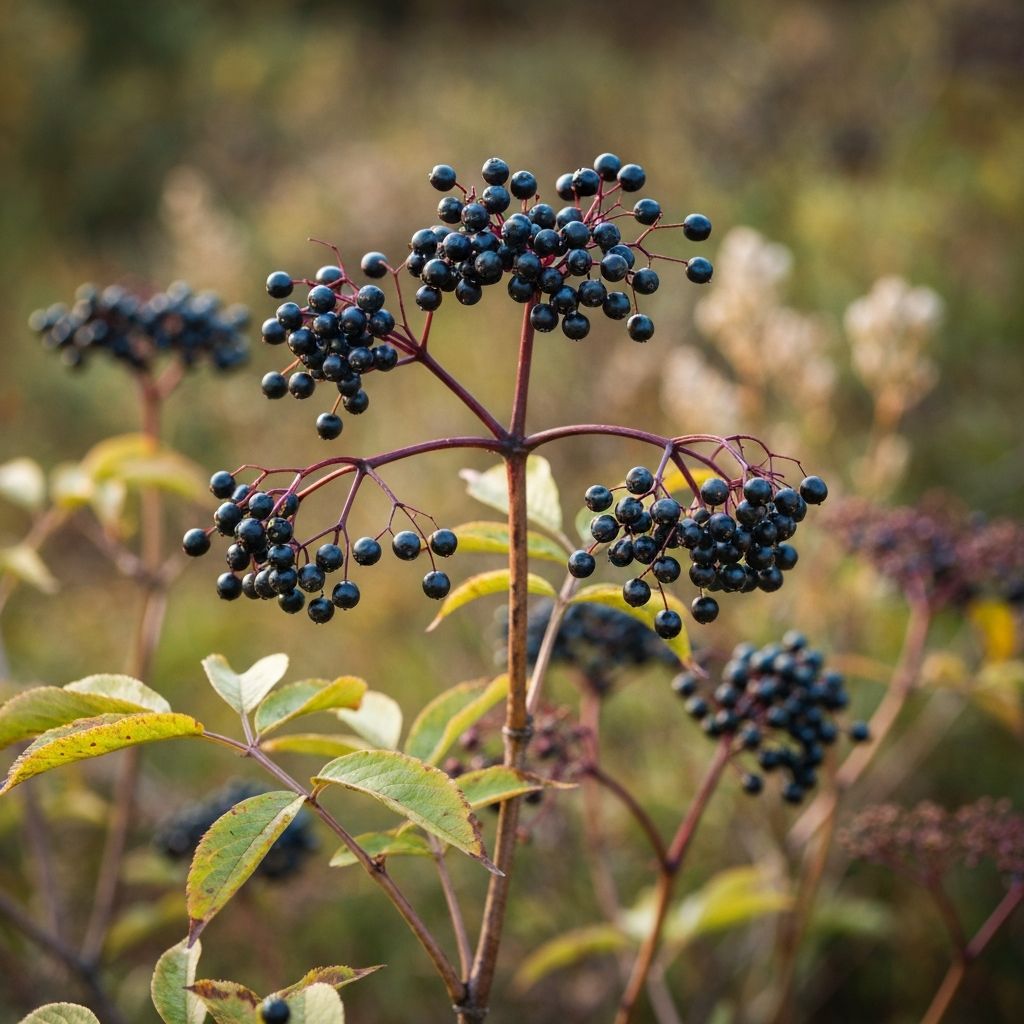 Elderberry plant